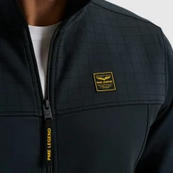 Sweatvest Spacer Interlook Blauw