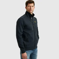 Sweatvest Spacer Interlook Blauw