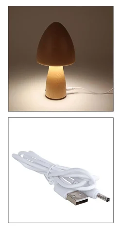 Tafellamp Mushroom Beige