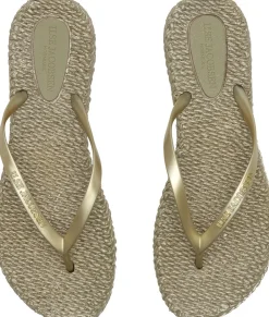 Teenslipper Cheerful Goud