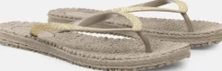 Teenslipper Glitter Donker Grijs