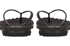 Teenslippers With Glitter Zwart
