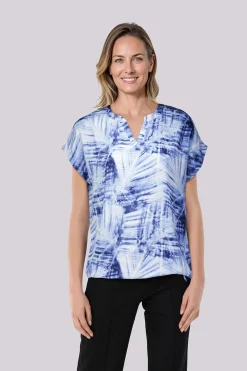 Top Batik Blauw