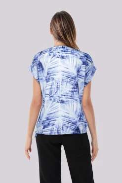Top Batik Blauw
