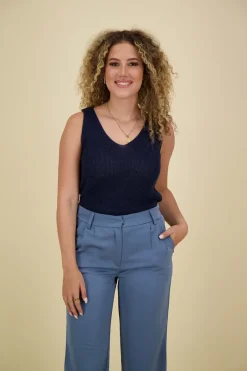 Top Donkerblauw