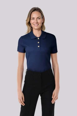 Top Gold Button Blauw