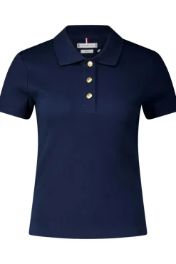 Top Gold Button Blauw