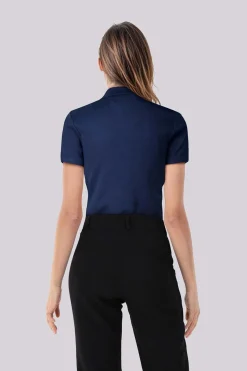 Top Gold Button Blauw