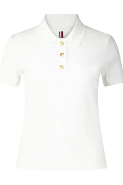 Top Gold Button Wit