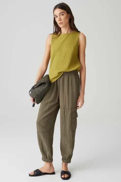 Top Ipoma Slit Groen