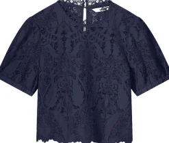 Top Lace Blauw