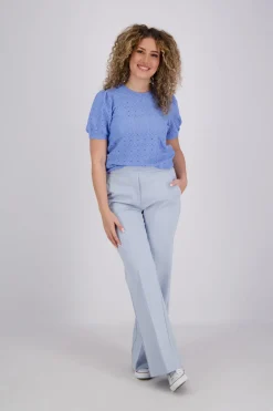 Top Laila Blauw