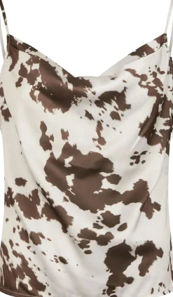 Top Lindy Cow Print Bruin