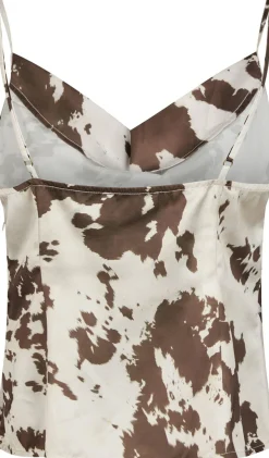 Top Lindy Cow Print Bruin