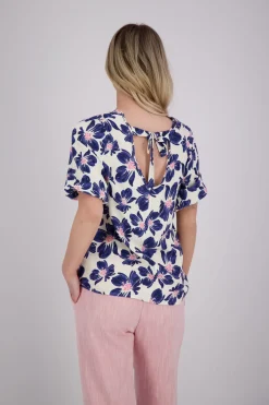 Top Merel Blauw