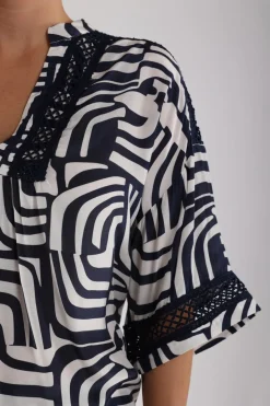 Top Nina Blauw