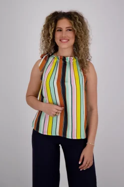 Top Paradise Streep Multi