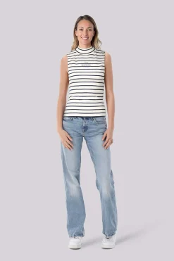 Top Stripe Blauw