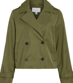 Trenchcoat Addison Kort Groen