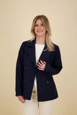 Trenchcoat Bay Blauw