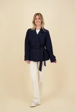 Trenchcoat Bay Blauw