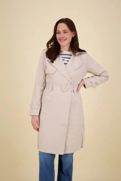 Trenchcoat Berry Beige