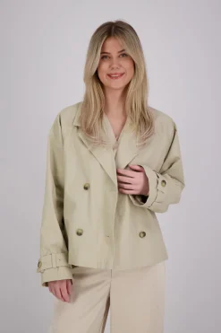 Trenchcoat Cilo Kort Beige