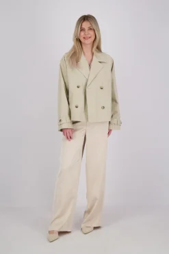 Trenchcoat Cilo Kort Beige