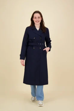 Trenchcoat Gail Blauw