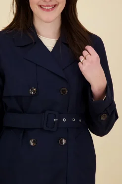 Trenchcoat Gail Blauw