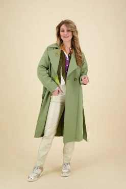 Trenchcoat Groen