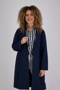 Trenchcoat Northy Blauw