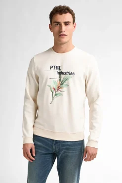 Trui Print Beige