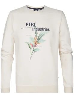 Trui Print Beige