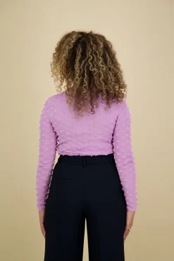 Trui Textured Stitch Roze