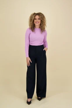 Trui Textured Stitch Roze