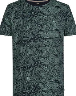 T-Shirt AOP Blauw