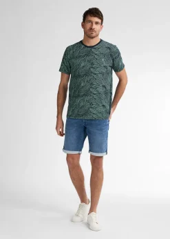 T-Shirt AOP Blauw
