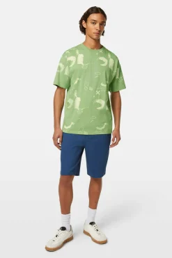 T-shirt AOP  Groen