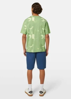 T-shirt AOP  Groen