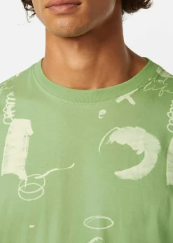 T-shirt AOP  Groen