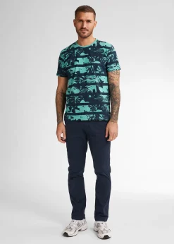 T-shirt AOP Groen