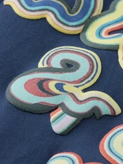 T-shirt Artwork Blauw