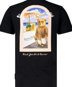 T-shirt Campagne Yachtie Zwart
