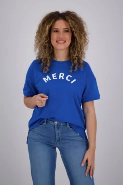 T-shirt Carol Blauw