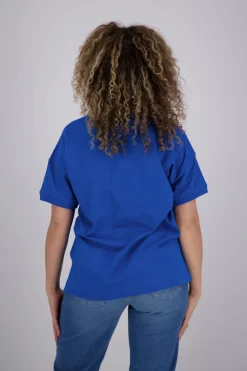 T-shirt Carol Blauw