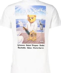 T-shirt Champagne Splasher Wit