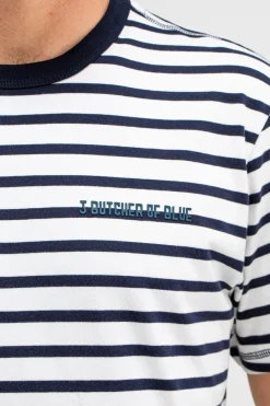 T-shirt Classic Stripe Blauw