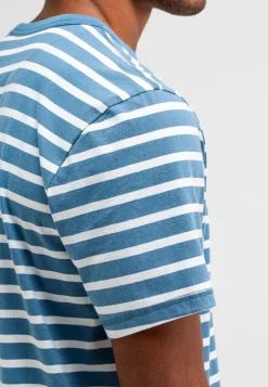 T-shirt Classic Stripe Blauw