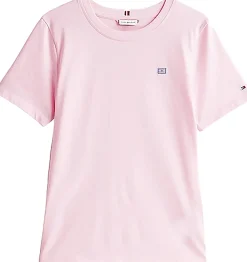 T-shirt Contrast Flag Roze